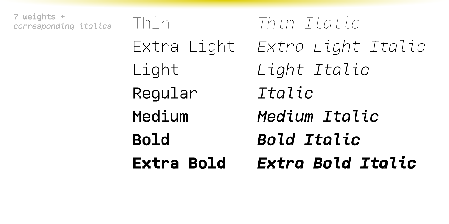 Пример шрифта Ki Medium Italic